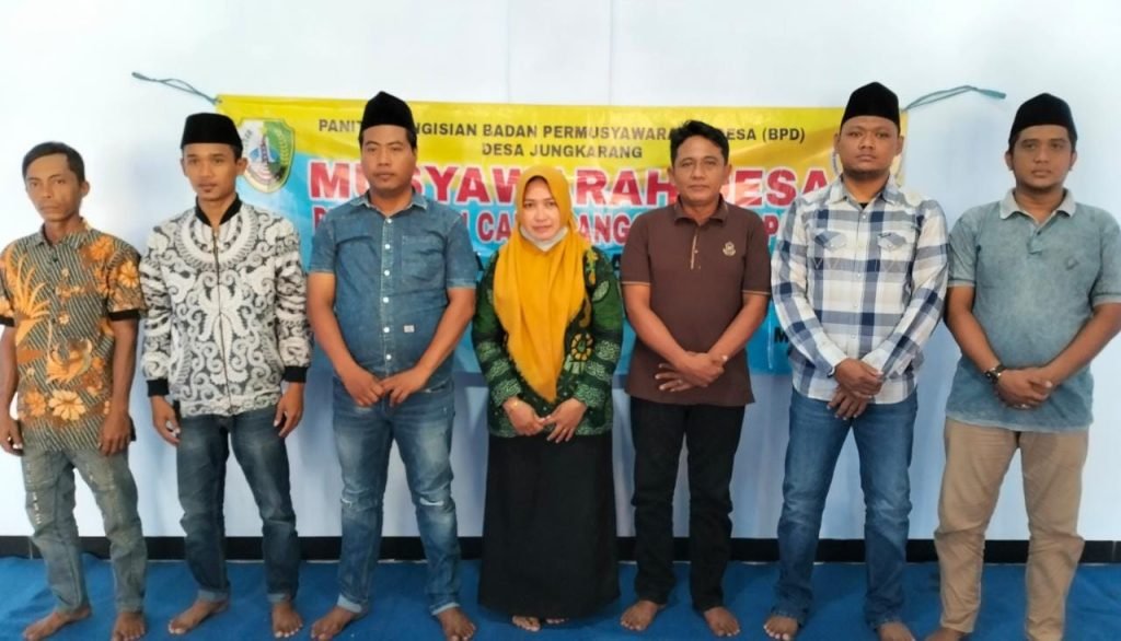 Guna Perkuat Sinergitas, Pemdes Jungkarang Gelar Pemilihan dan Penetapan BPD